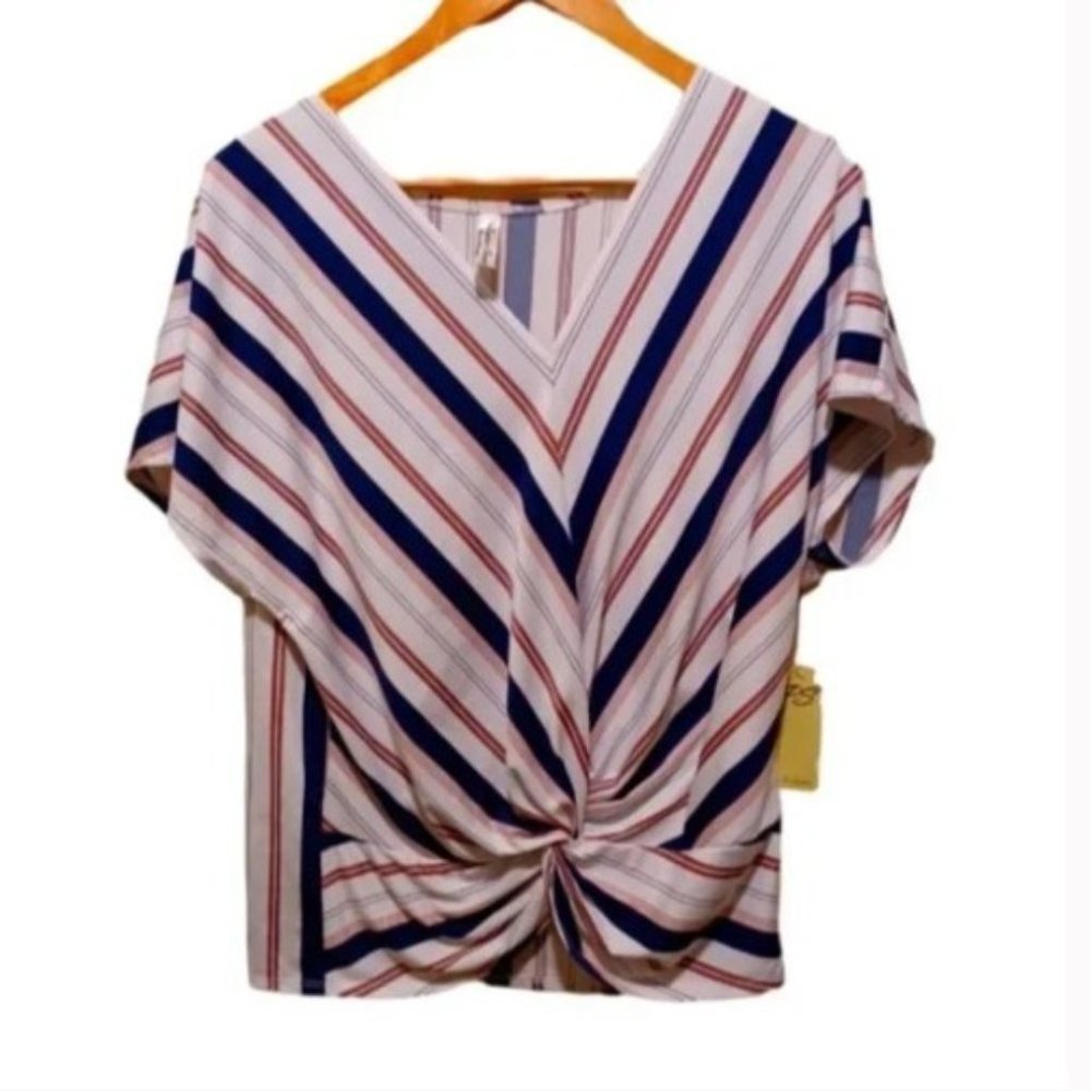 PerSeption Concept stripes White top size  L